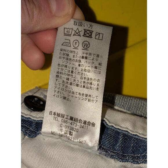 VTG 90s Japan Clothing Manufacturers Association Women's Relaxed Denim Jumpsuit - Picture 8 of 9